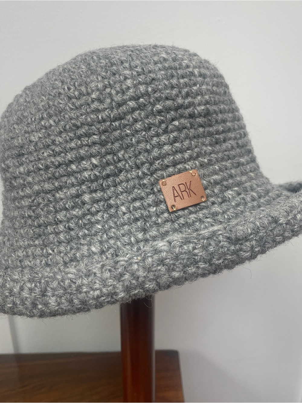 Handknit Unisex Wool Bucket Hat New with Tags